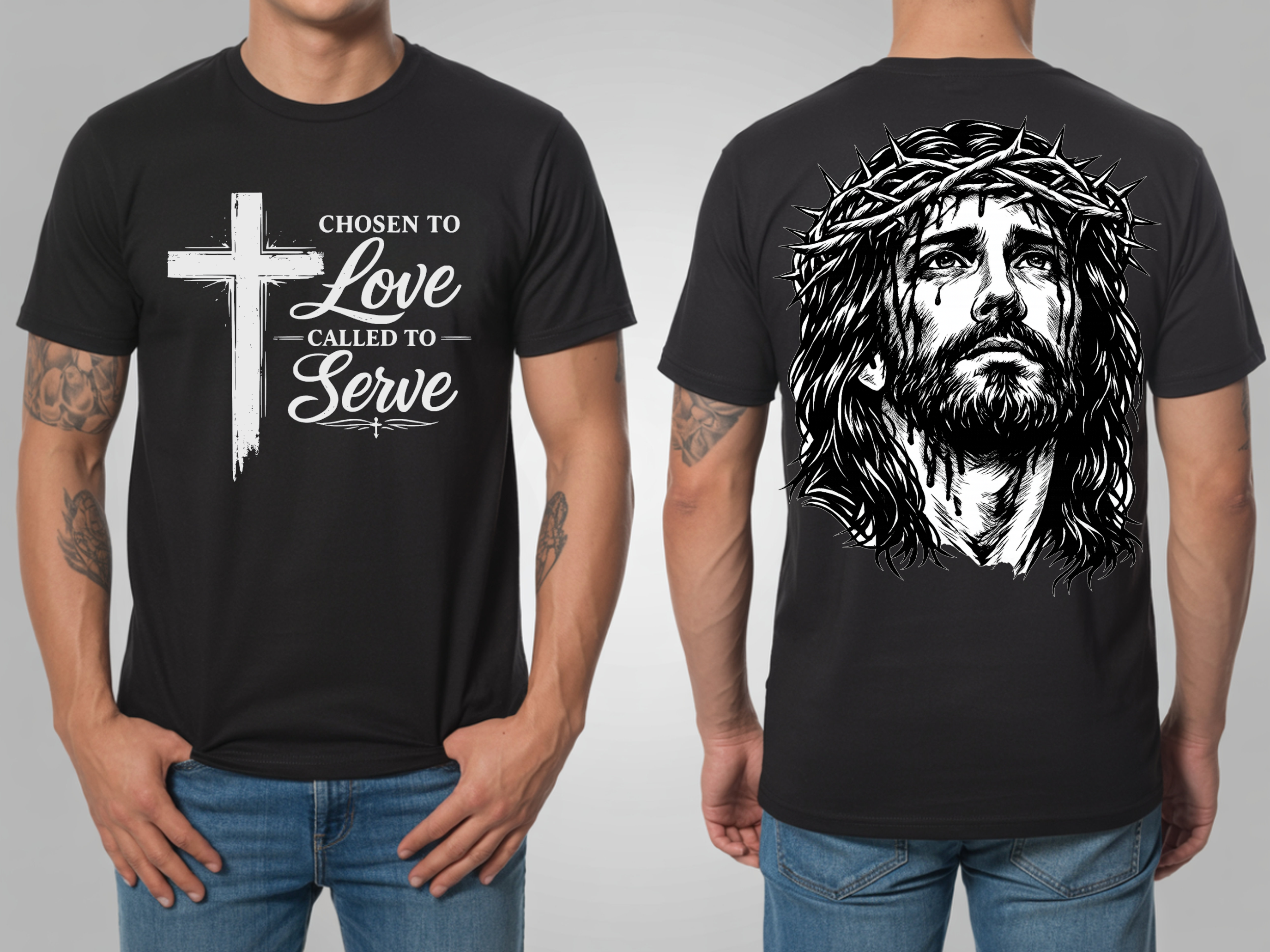 Comfort color Jesus Christ Crown of Thorns Shirt. Christian Faith T-Shirt / Sweatshirt,  Jesus Apparel
