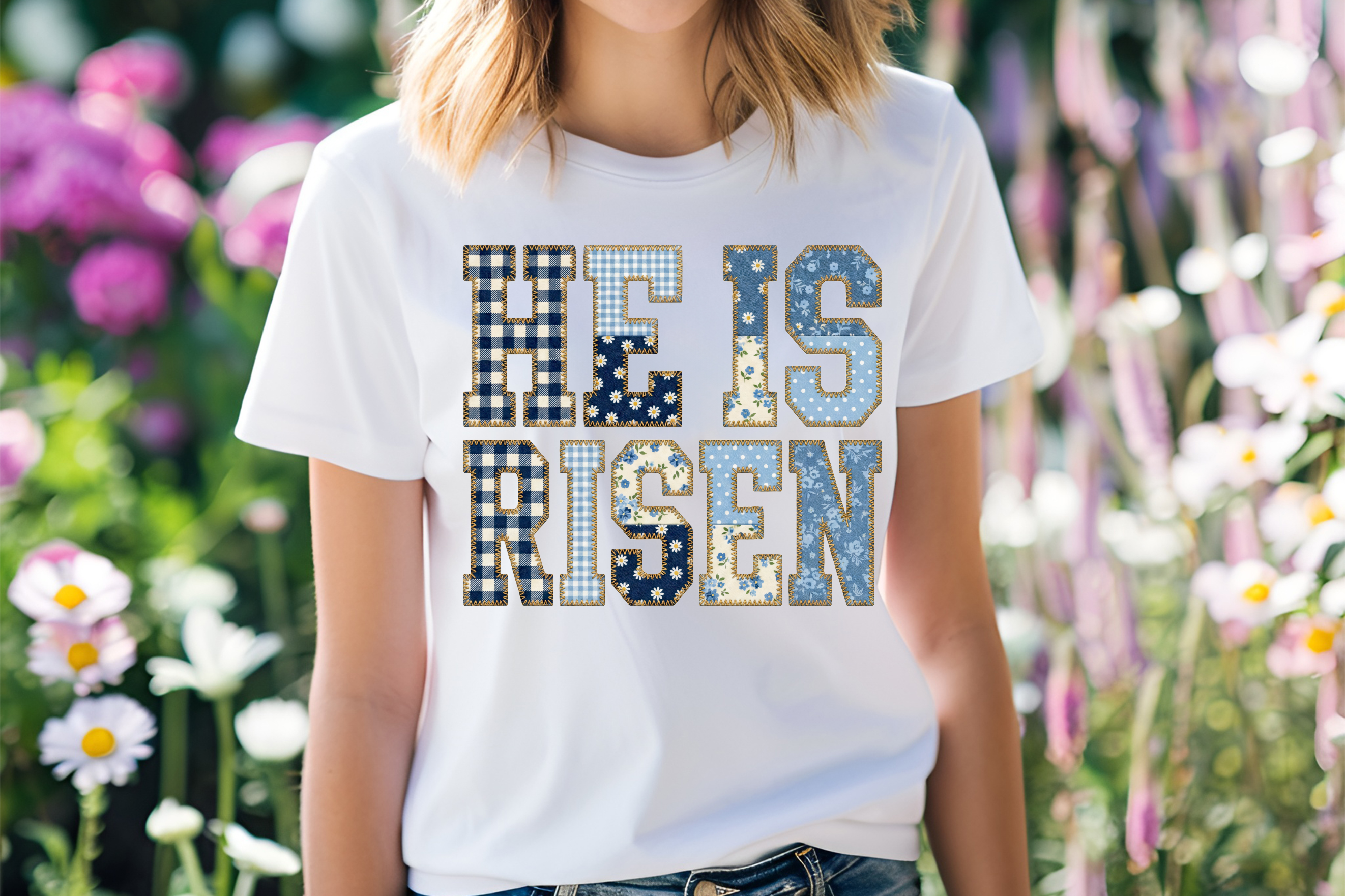 He Is Risen T-Shirt – Vintage Floral Christian Easter Shirt | Resurrection Sunday Faith Tee