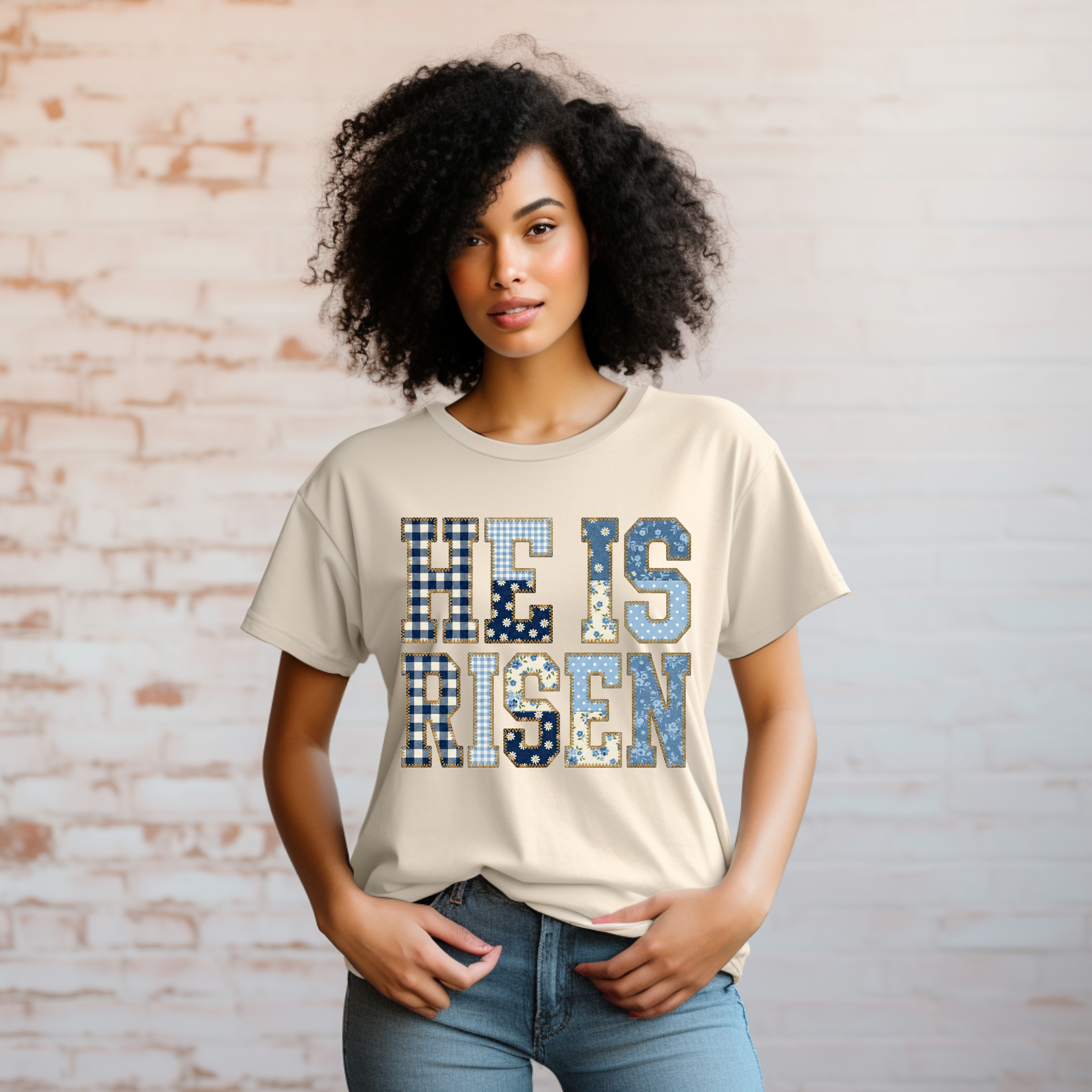 He Is Risen T-Shirt – Vintage Floral Christian Easter Shirt | Resurrection Sunday Faith Tee